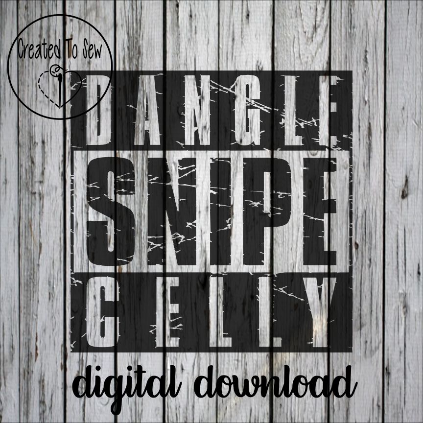 Dangle Snipe Celly SVG