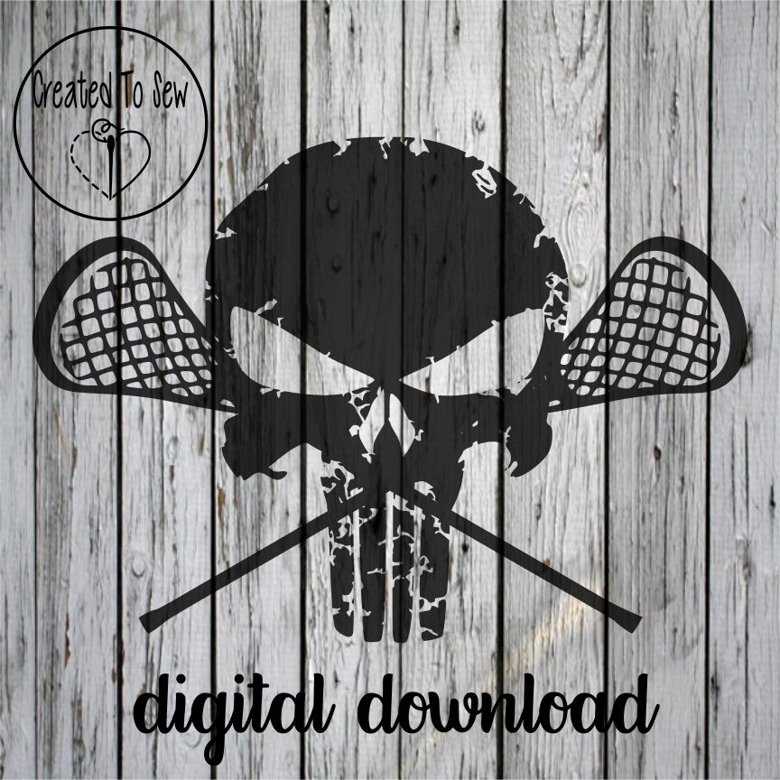 Lacrosse Punisher SVG File