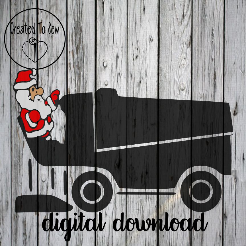 Santa Zamboni SVG File