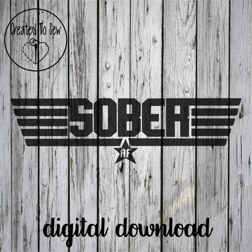 Sober AF SVG File