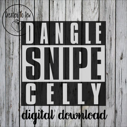 Dangle Snipe Celly SVG