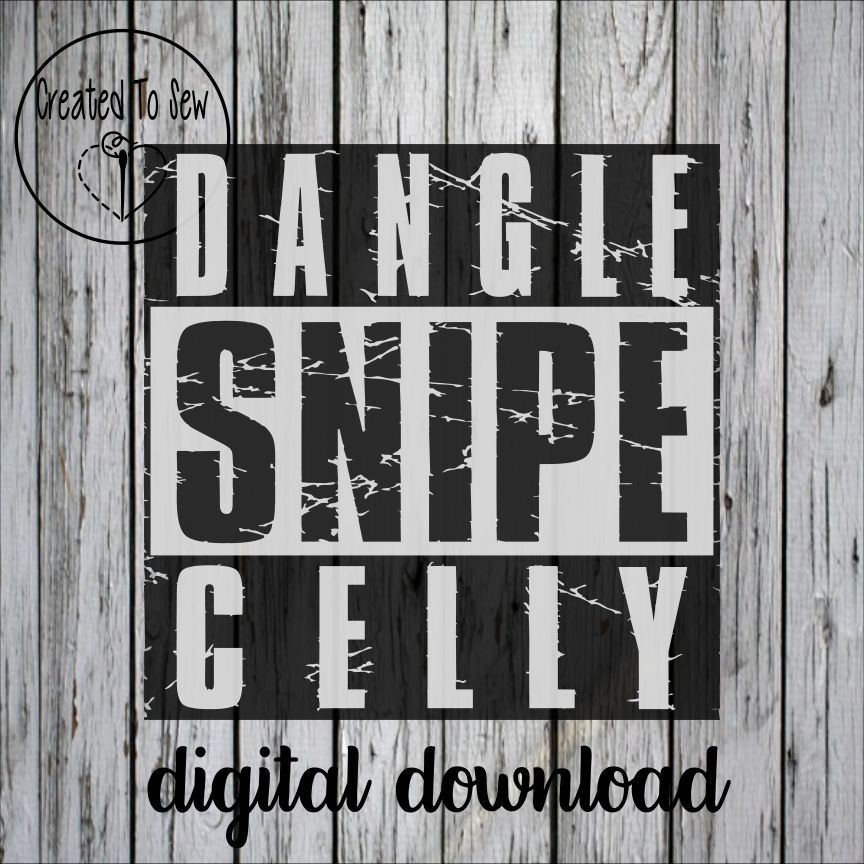 Dangle Snipe Celly SVG