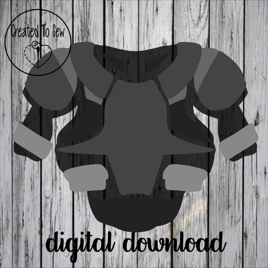 Hockey Chest Protector SVG File