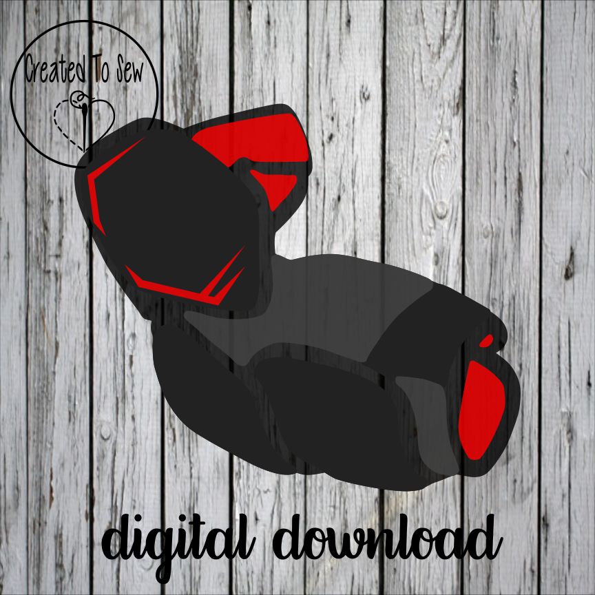 Hockey Elbow Pad SVG File