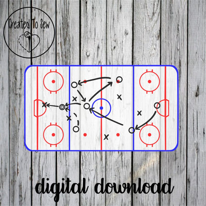 Hockey Game Play SVG File