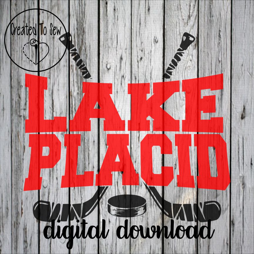 Lake Placid Hockey SVG File