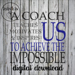 All About A Coach SVG File