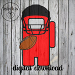 Among Football Player SVG File