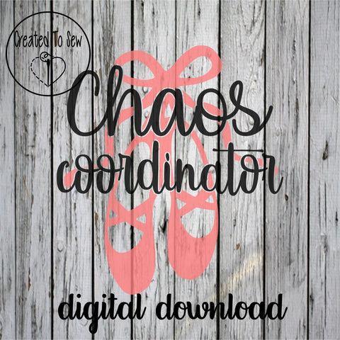 Ballet Chaos Coordinator SVG File