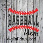 Baseball Mom With Laces SVG