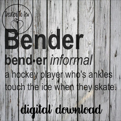 Bender Definition SVG File