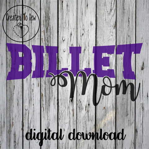 Billet Mom SVG File