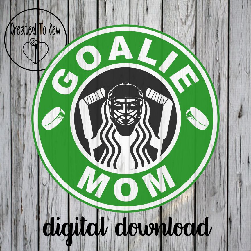 Coffee Goalie Mom SVG File Set