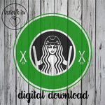 Coffee Ringette Mom SVG File