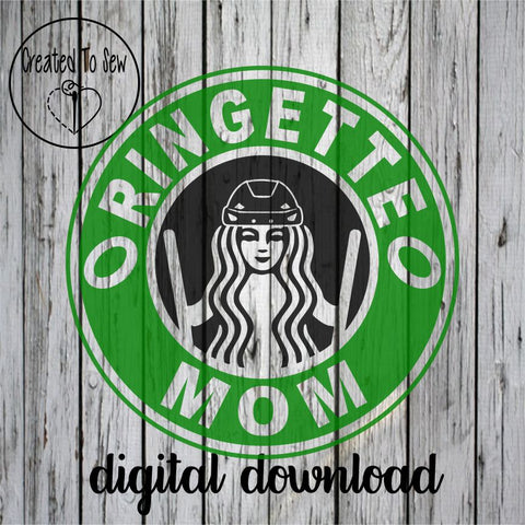 Coffee Ringette Mom SVG File