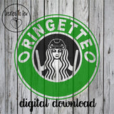 Coffee Ringette Mom SVG File