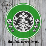 Coffee Soccer Mom SVG File Set
