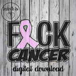 Fck Cancer SVG File