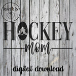 GIRL Hockey Mom Goalie and Player SVG File