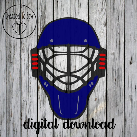 Hockey Goalie Helmet SVG File