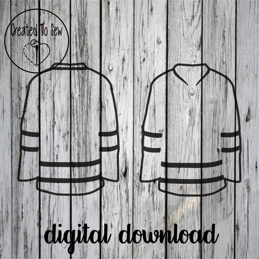 Hockey Jersey SVG Files – Created To Sew