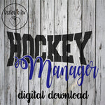 Hockey Manager SVG File