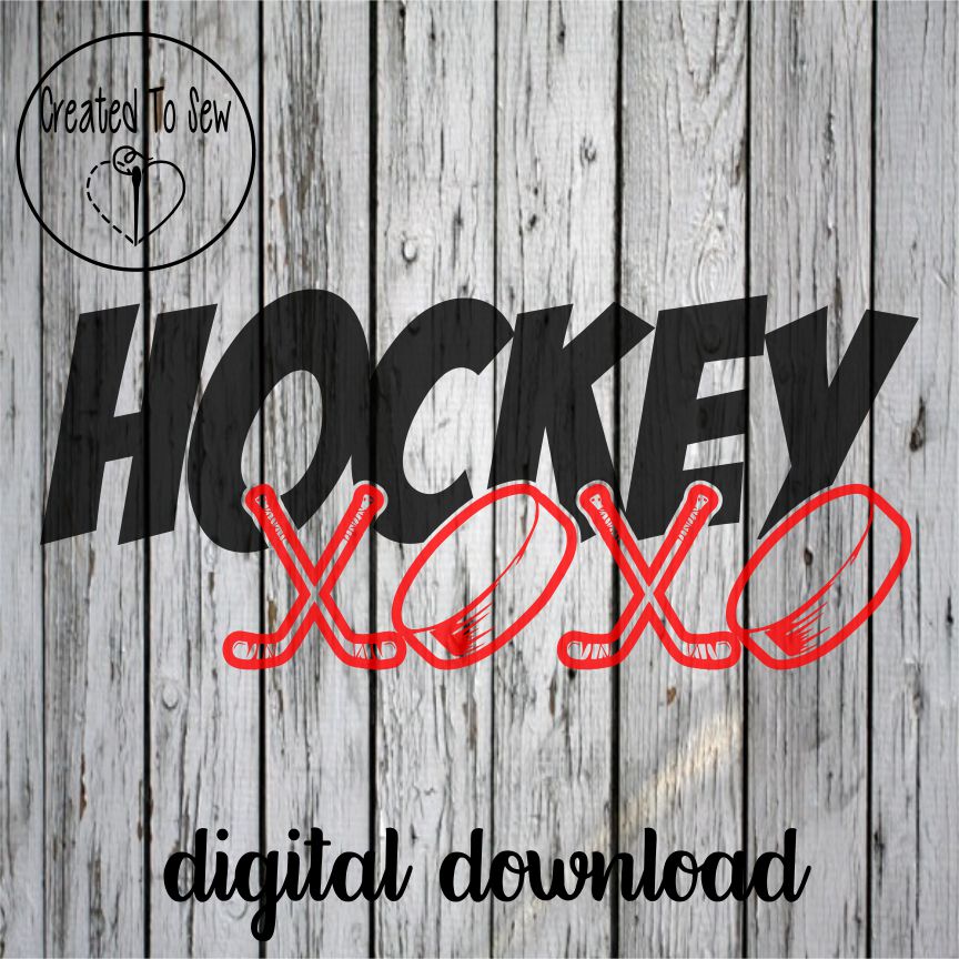 Hockey XOXO SVG Files