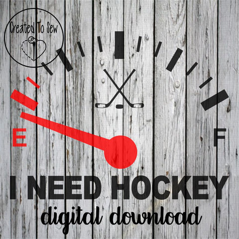 I Need Hockey Set SVG Files