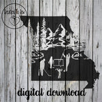 Missouri Pond Hockey SVG File