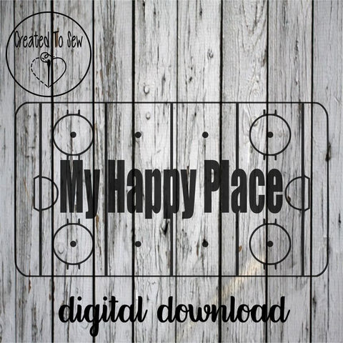 My Happy Place Ice Rink SVG File
