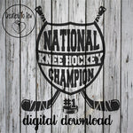 National Knee Hockey Champion SVG