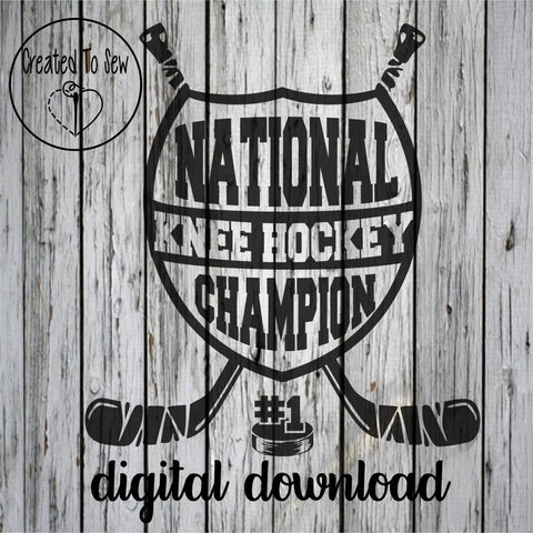 National Knee Hockey Champion SVG