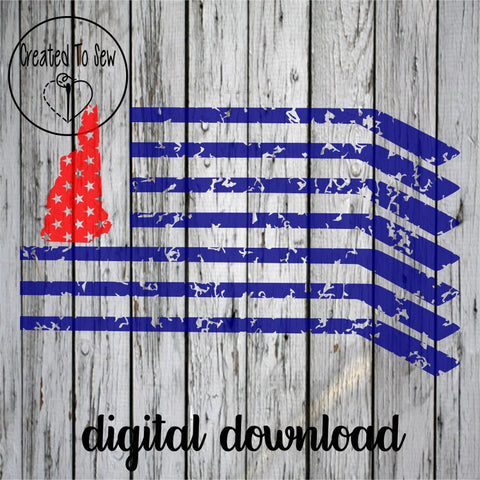 New Hampshire Hockey Flag SVG File
