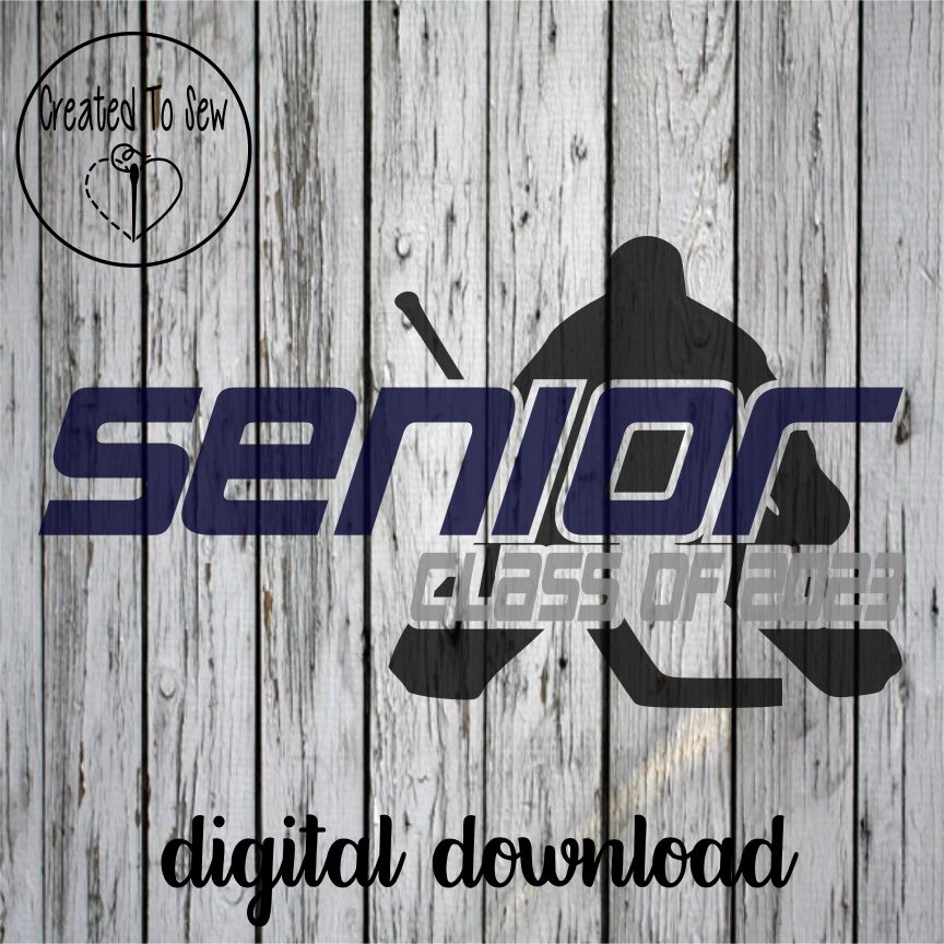 Senior Class Of 2023 Hockey Goalie SVG File