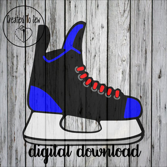 Simple Hockey Skate SVG File