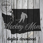 Washington Hockey Mom SVG File
