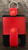 Red Spider Man Inhaler Holder With Snap Closure and A Key Ring