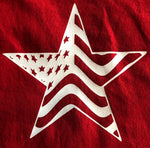 American Star Flag Red T-shirt Size 3T