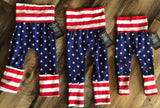 American Stars and Stripes Grow With Me Pants