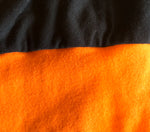 Neon Orange and Black Overlay Tank Top With Built in Bra Size XL