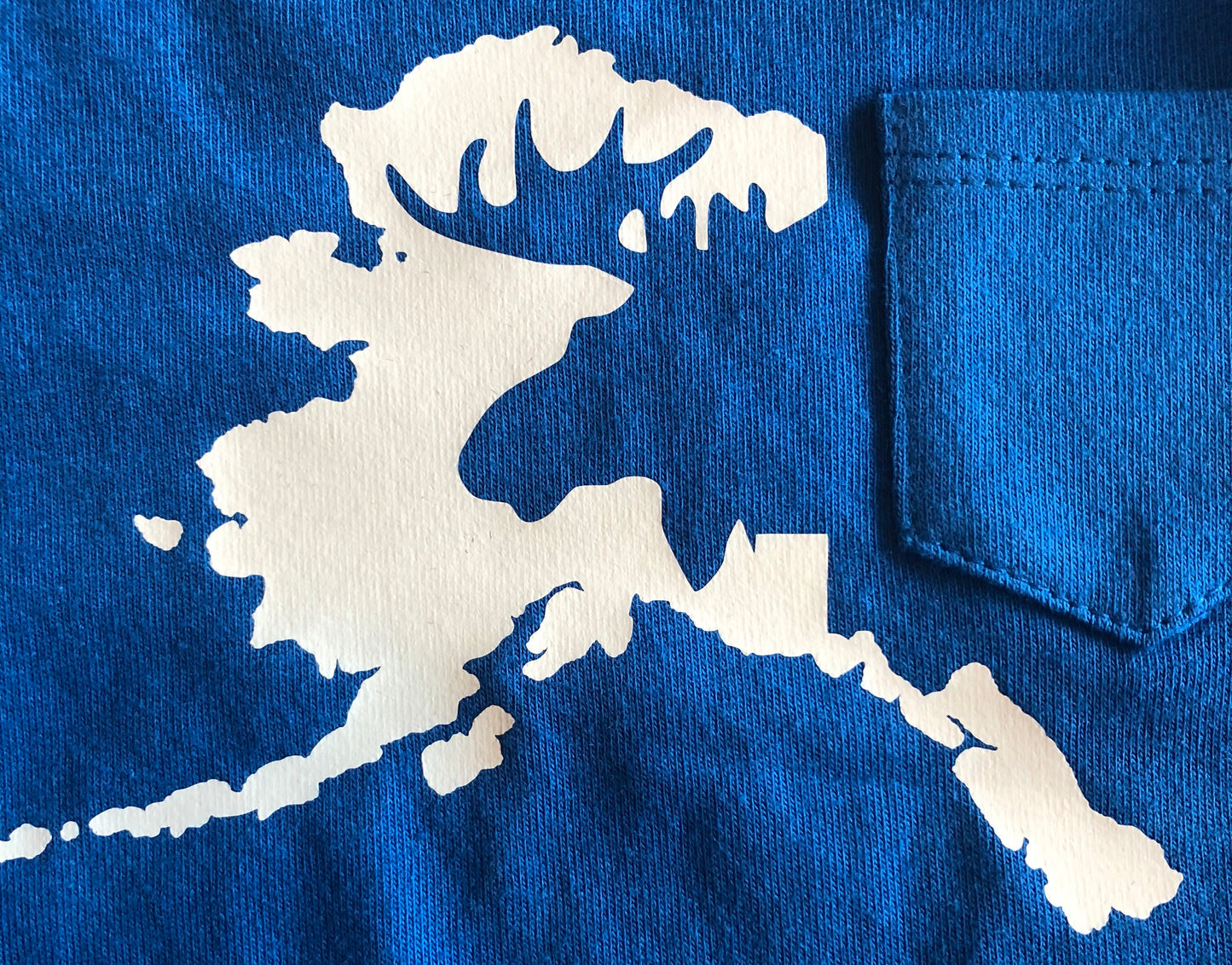 Alaska Moose Blue T-Shirt Size 6-9m