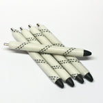 White Hockey Lace Pen