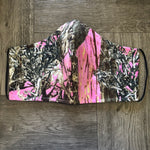 Pink Camouflage Teen/Women’s Size Face Mask