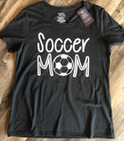 “Soccer Mom” Black T-Shirt Size L
