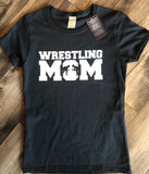 “Wrestling Mom” Black T-Shirt Size S
