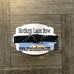 Hockey Lace Hair Bow