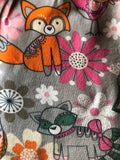 Orange & Gray Fox Joggers Size 3T