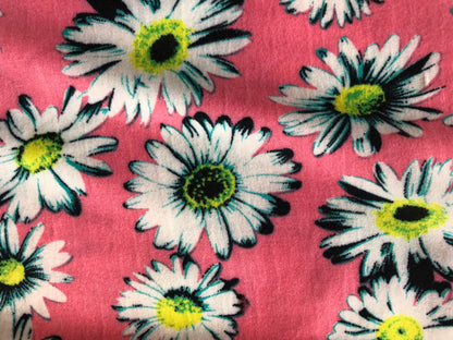 White and Pink Flower Women’s Skirt